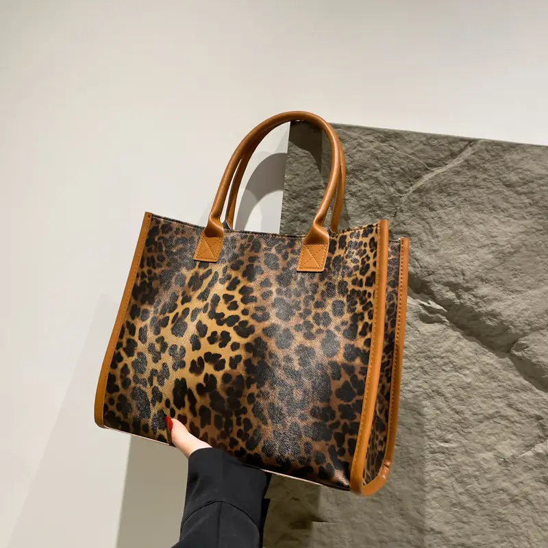 Leopard Print Women's Shoulder Bag 2024 New Autumn Winter Fashion - Image 6