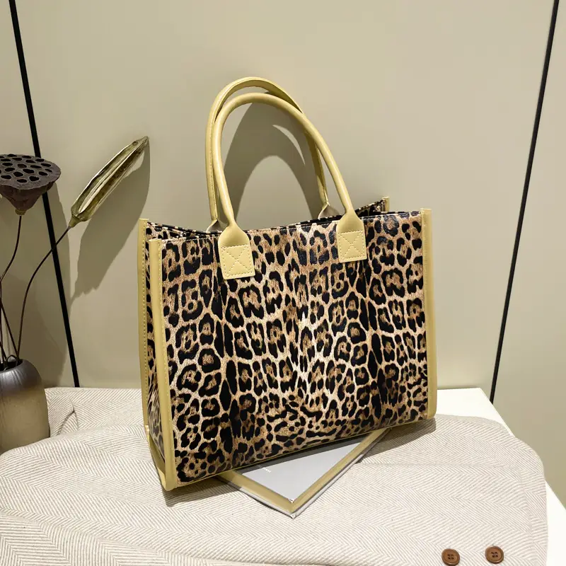 Leopard Print Women's Shoulder Bag 2024 New Autumn Winter Fashion - Image 7