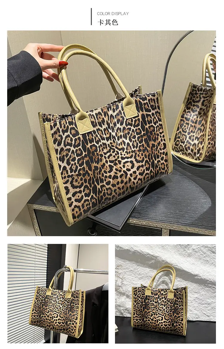 Leopard Print Women's Shoulder Bag 2024 New Autumn Winter Fashion — feature 12