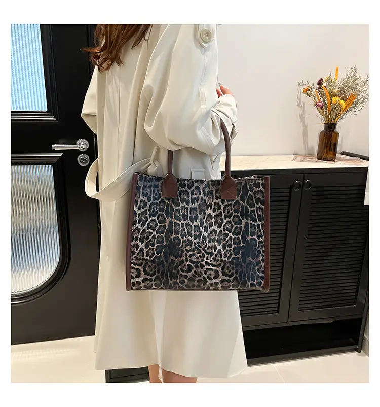 Leopard Print Women's Shoulder Bag 2024 New Autumn Winter Fashion — feature 15