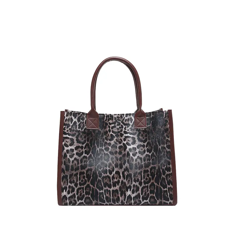 Leopard Print Women's Shoulder Bag 2024 New Autumn Winter Fashion - Image 2
