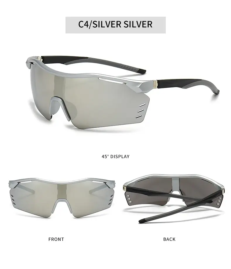 Men Women Windproof Sunglasses C3 Black Anti UV β feature 14