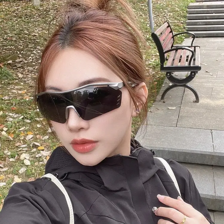 Men Women Windproof Sunglasses C3 Black Anti UV β feature 5