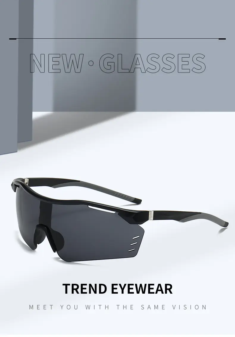 Men Women Windproof Sunglasses C3 Black Anti UV β feature 6