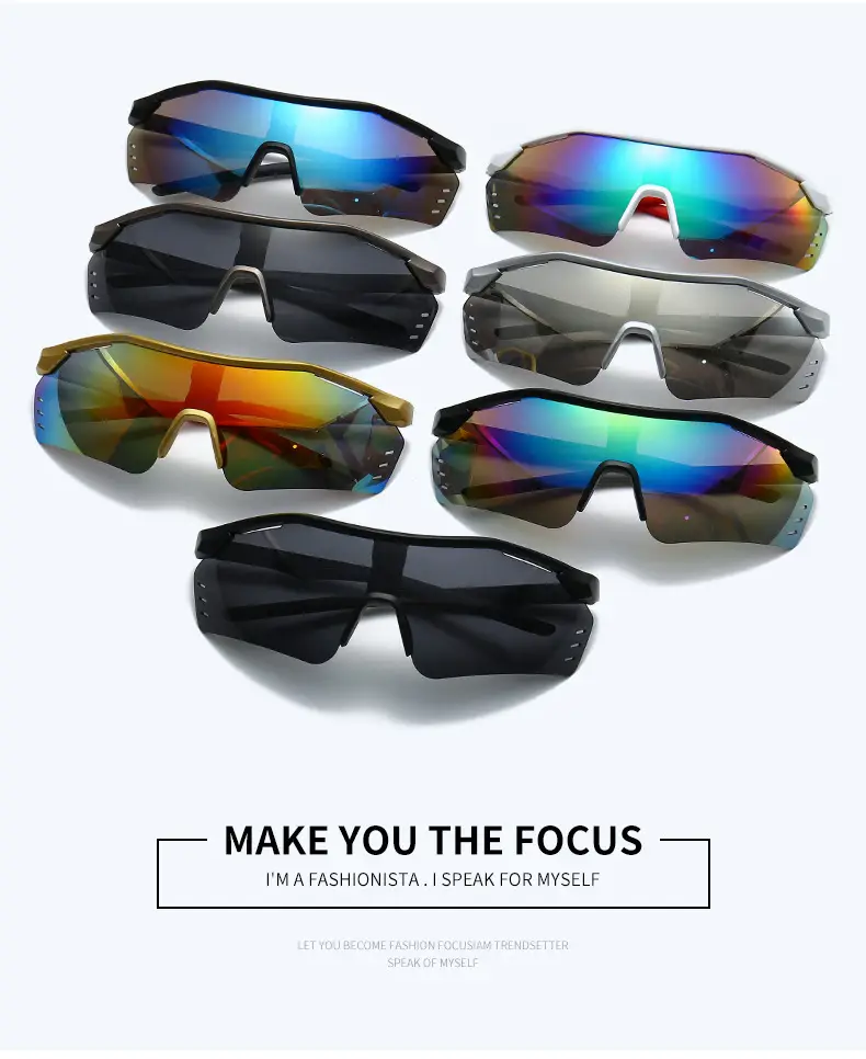 Men Women Windproof Sunglasses C3 Black Anti UV β feature 7