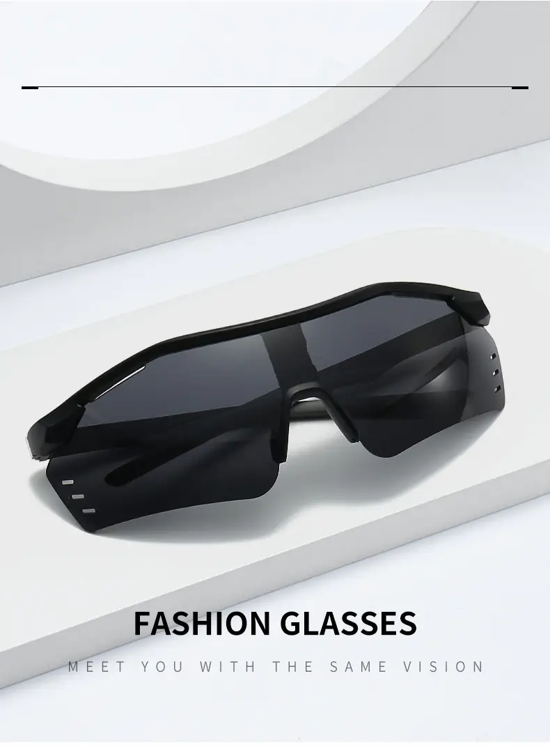 Men Women Windproof Sunglasses C3 Black Anti UV β feature 8