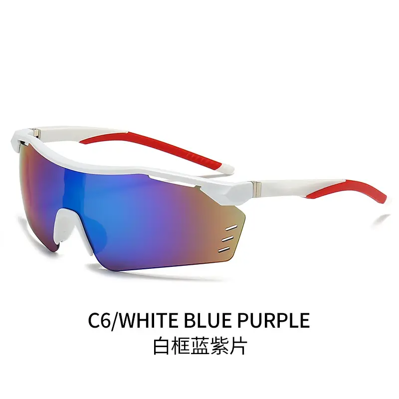 Men Women Windproof Sunglasses C3 Black Anti UV