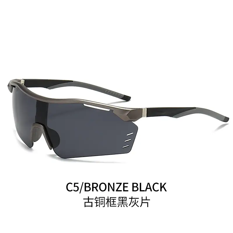 Men Women Windproof Sunglasses C3 Black Anti UV - Image 6