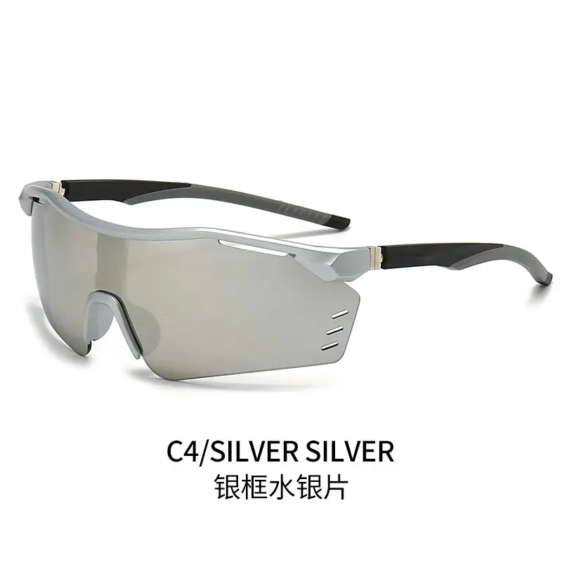 Men Women Windproof Sunglasses C3 Black Anti UV - Image 7
