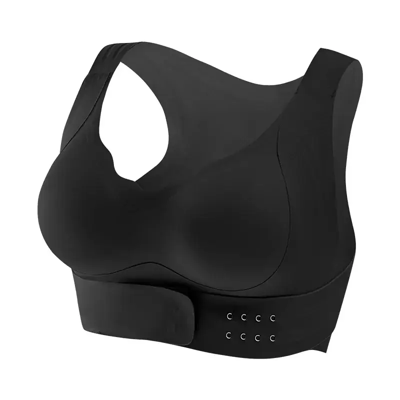 Women's Back Support Bra with Front Buckle & Anti-Sagging Design - Image 3