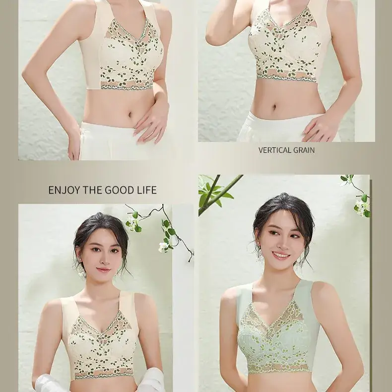 Traceless Lace Back Underwear Women's Push-Up Anti-Sagging