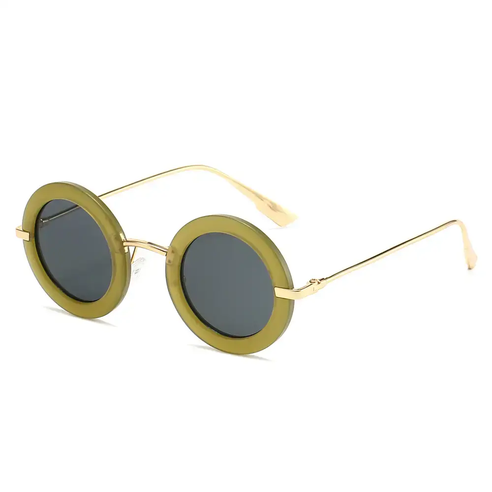 Small Frame Oval Retro Sunglasses European American Ins - Image 10
