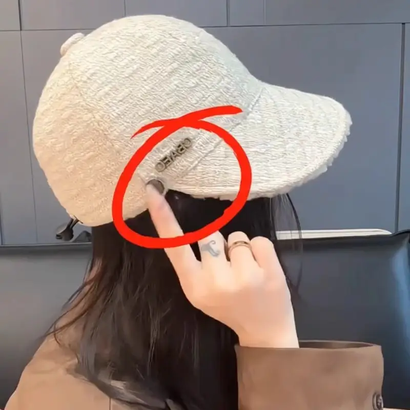 Women's Xiang Style Beige Fisherman Hat for Autumn Winter — feature 8
