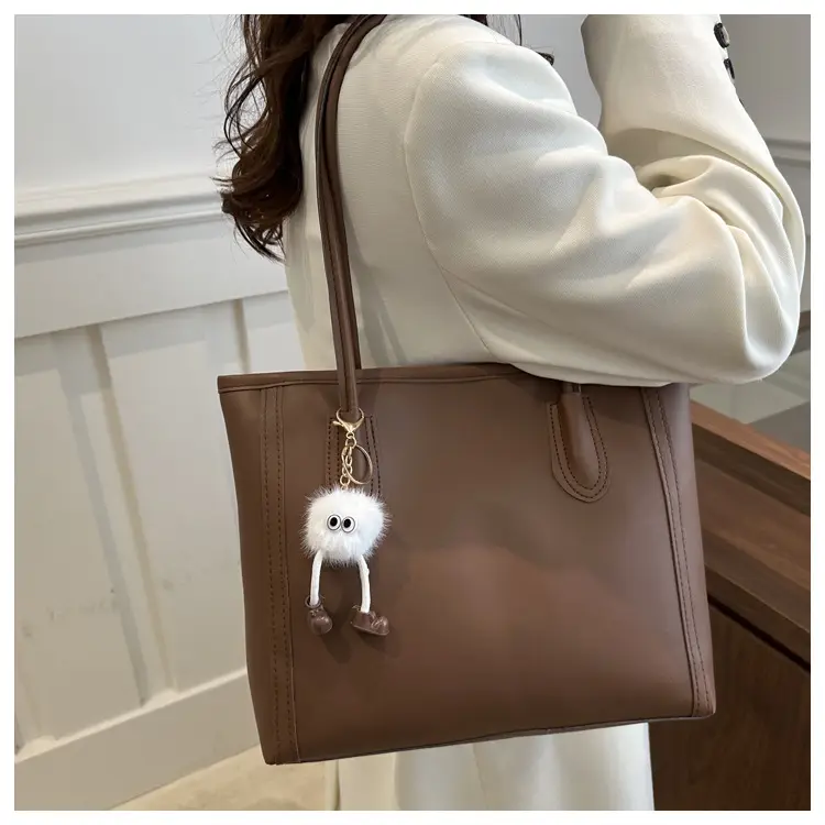 Women's PU Leather Shoulder Bag Brown 2024 Commuter — feature 28