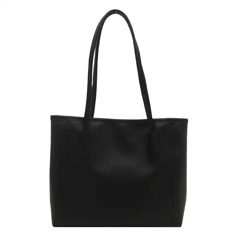 Women's PU Leather Shoulder Bag Brown 2024 Commuter