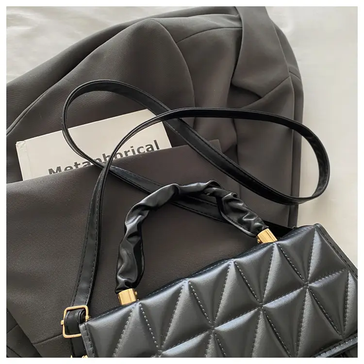 Black Quilted Women's Shoulder Bag 2024 — feature 17