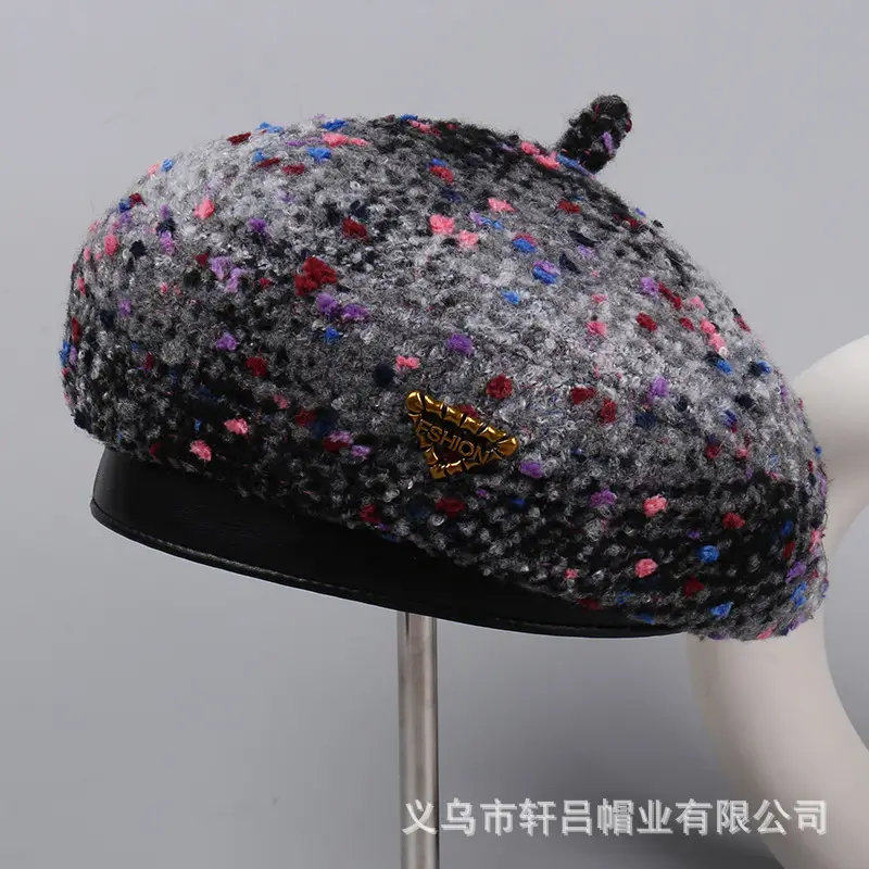 New Wool Painter's Hat for Women Autumn Winter - Image 2
