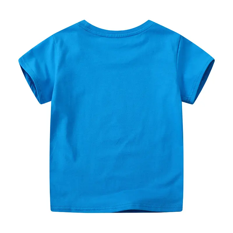 Blue Short Sleeve T-Shirt for Boys Summer Wear