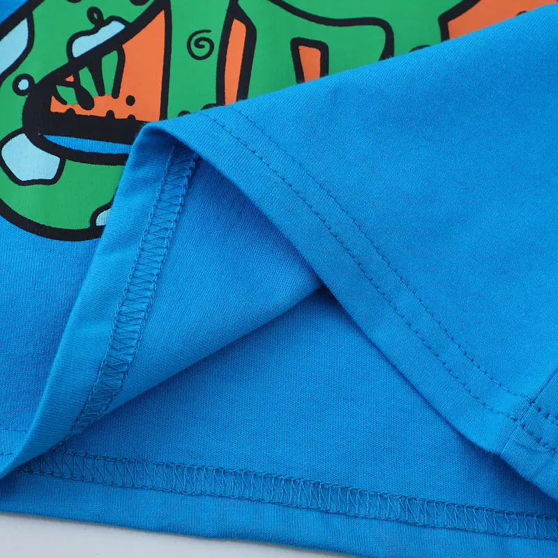Blue Short Sleeve T-Shirt for Boys Summer Wear — feature 6
