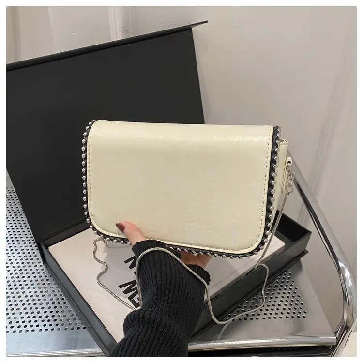 Vintage Rivet Bag Women's Black 2024 Winter — feature 12