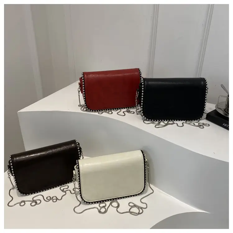 Vintage Rivet Bag Women's Black 2024 Winter — feature 13