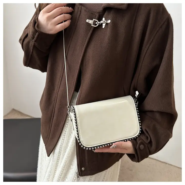 Vintage Rivet Bag Women's Black 2024 Winter — feature 15
