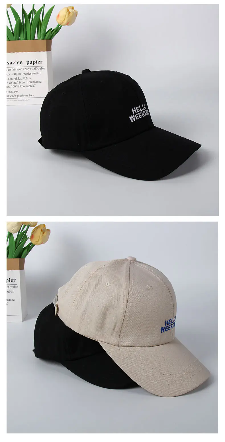 Women Beige Baseball Cap Wide Brim Sun Hat — feature 8