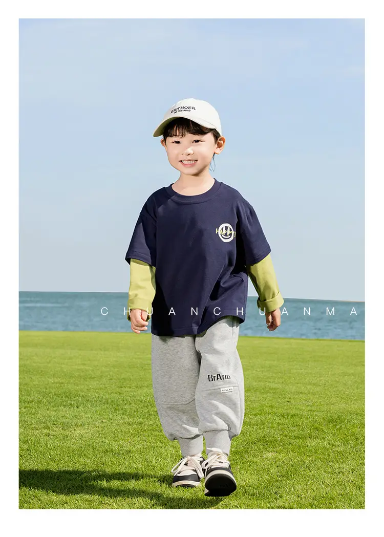 Kids Pink T-Shirt with Smiley Design for Boys — feature 13