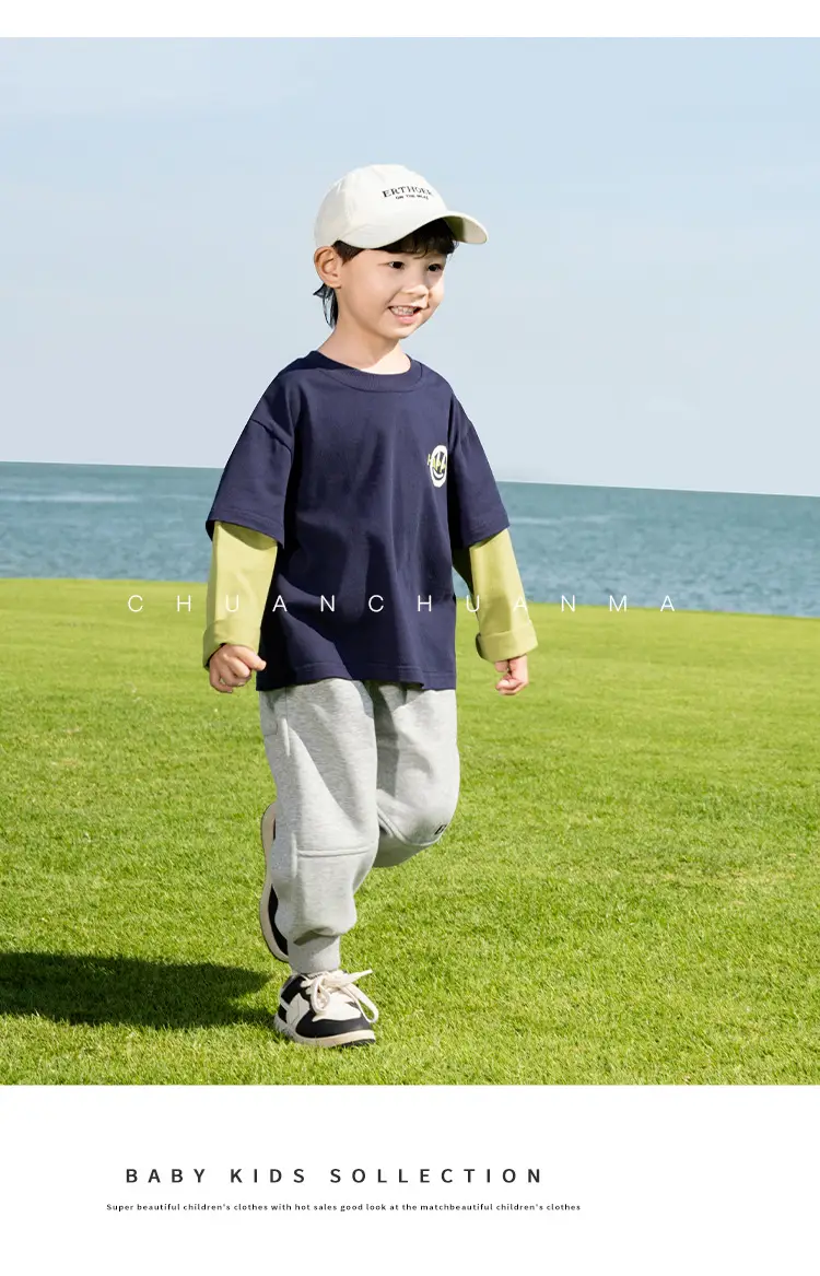 Kids Pink T-Shirt with Smiley Design for Boys — feature 15