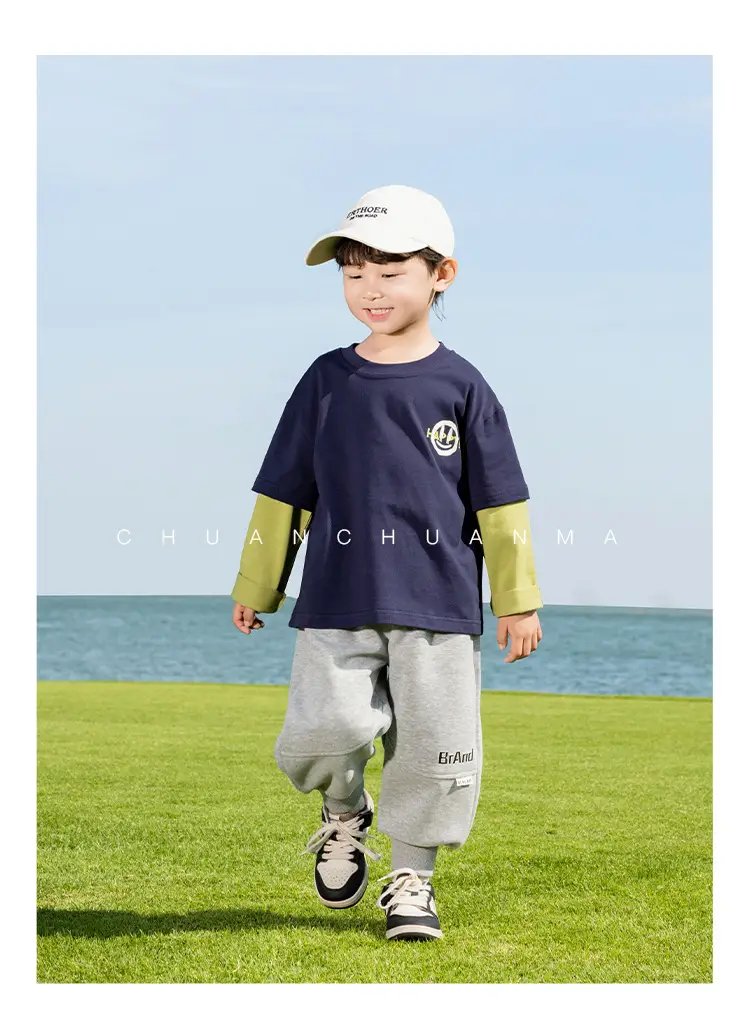 Kids Pink T-Shirt with Smiley Design for Boys — feature 17