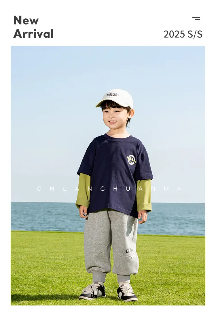 Kids Pink T-Shirt with Smiley Design for Boys — feature 2