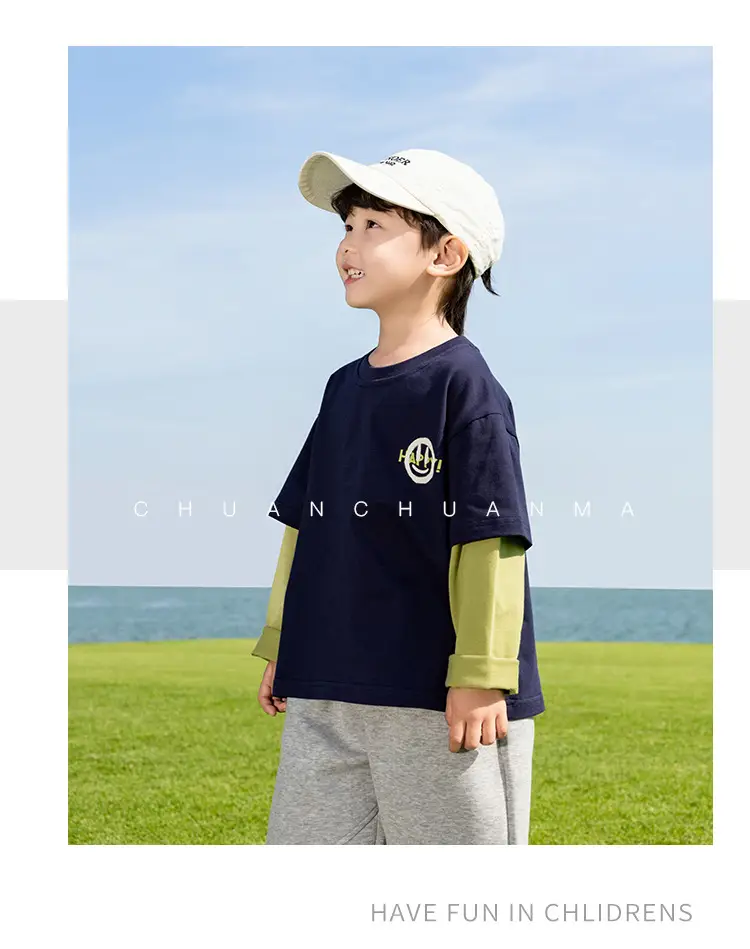 Kids Pink T-Shirt with Smiley Design for Boys — feature 21