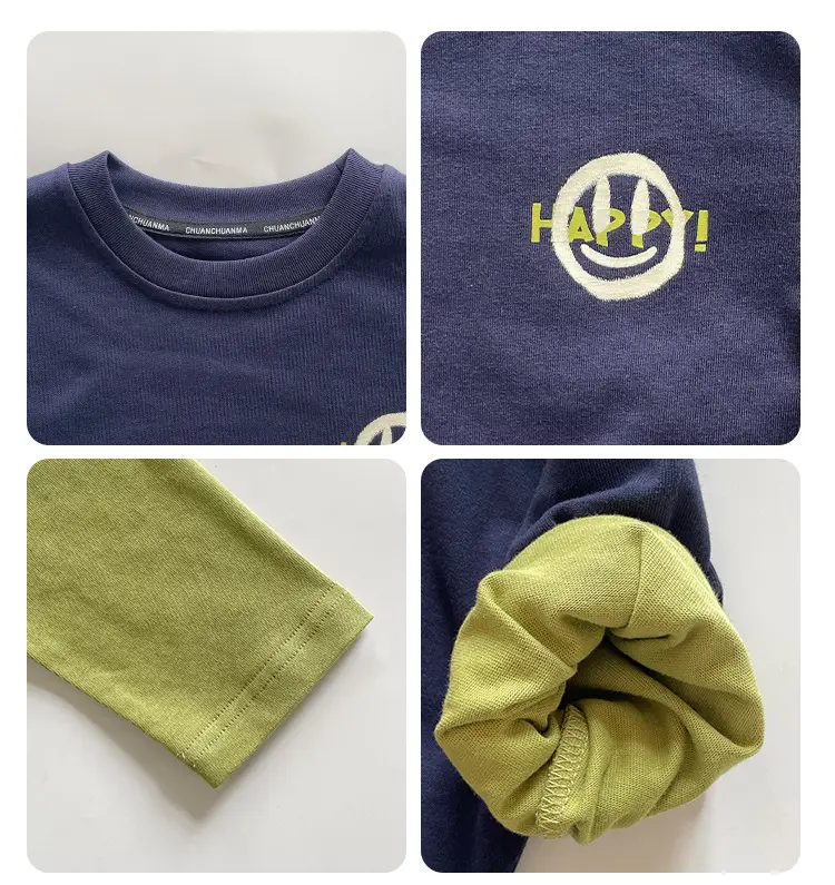Kids Pink T-Shirt with Smiley Design for Boys — feature 7