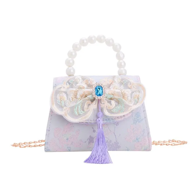 Cute Princess Pearl Shoulder Bag for Girls - Image 20