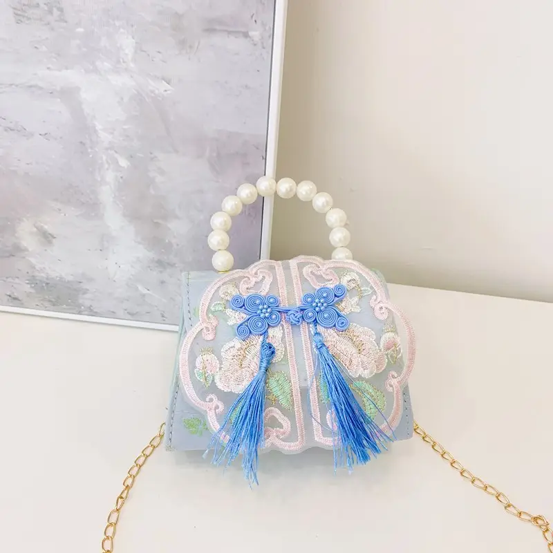 Cute Princess Pearl Shoulder Bag for Girls - Image 11