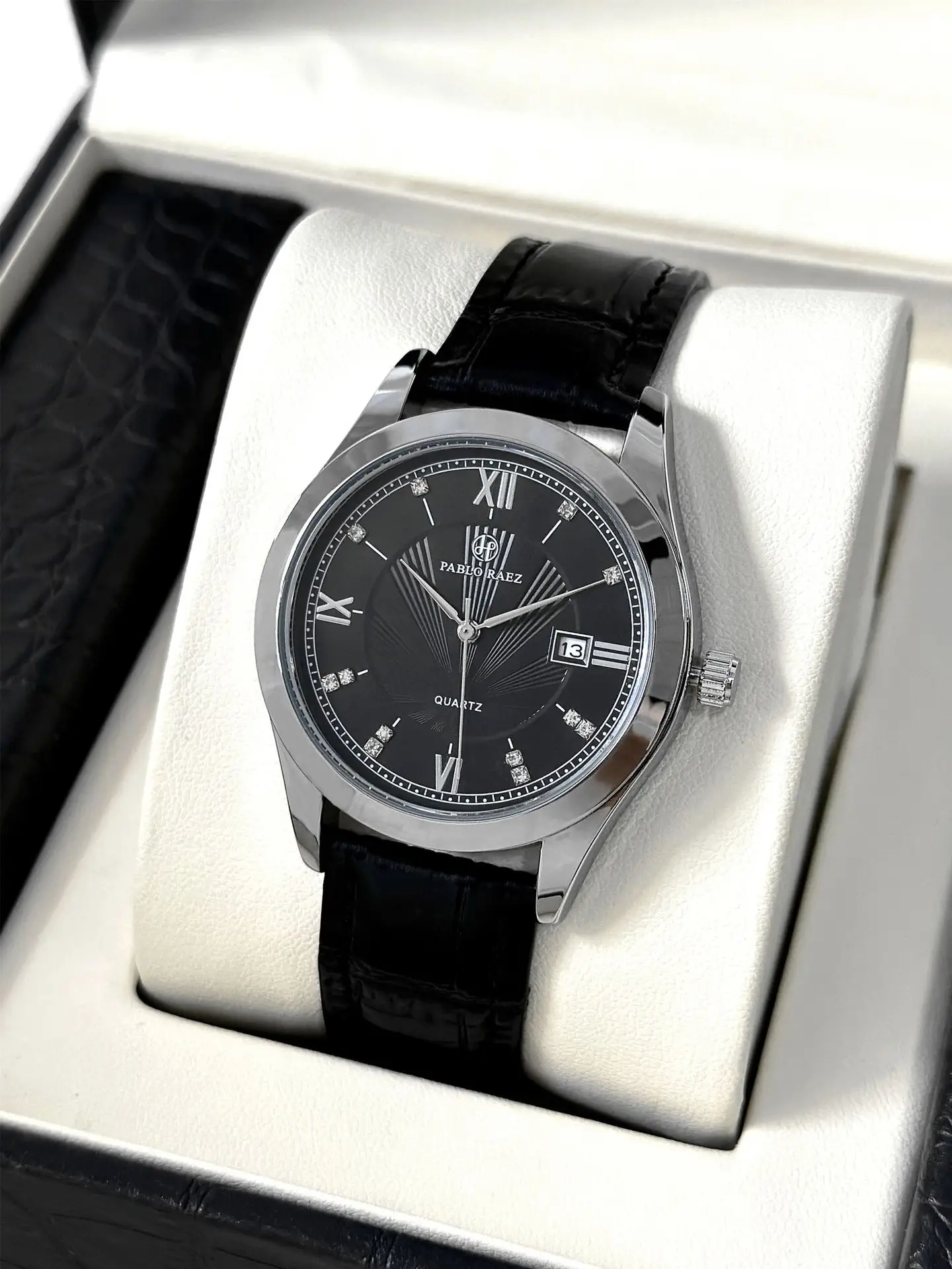 Pablo Raez Brown Men's Watch with Rose Gold Strap — feature 19