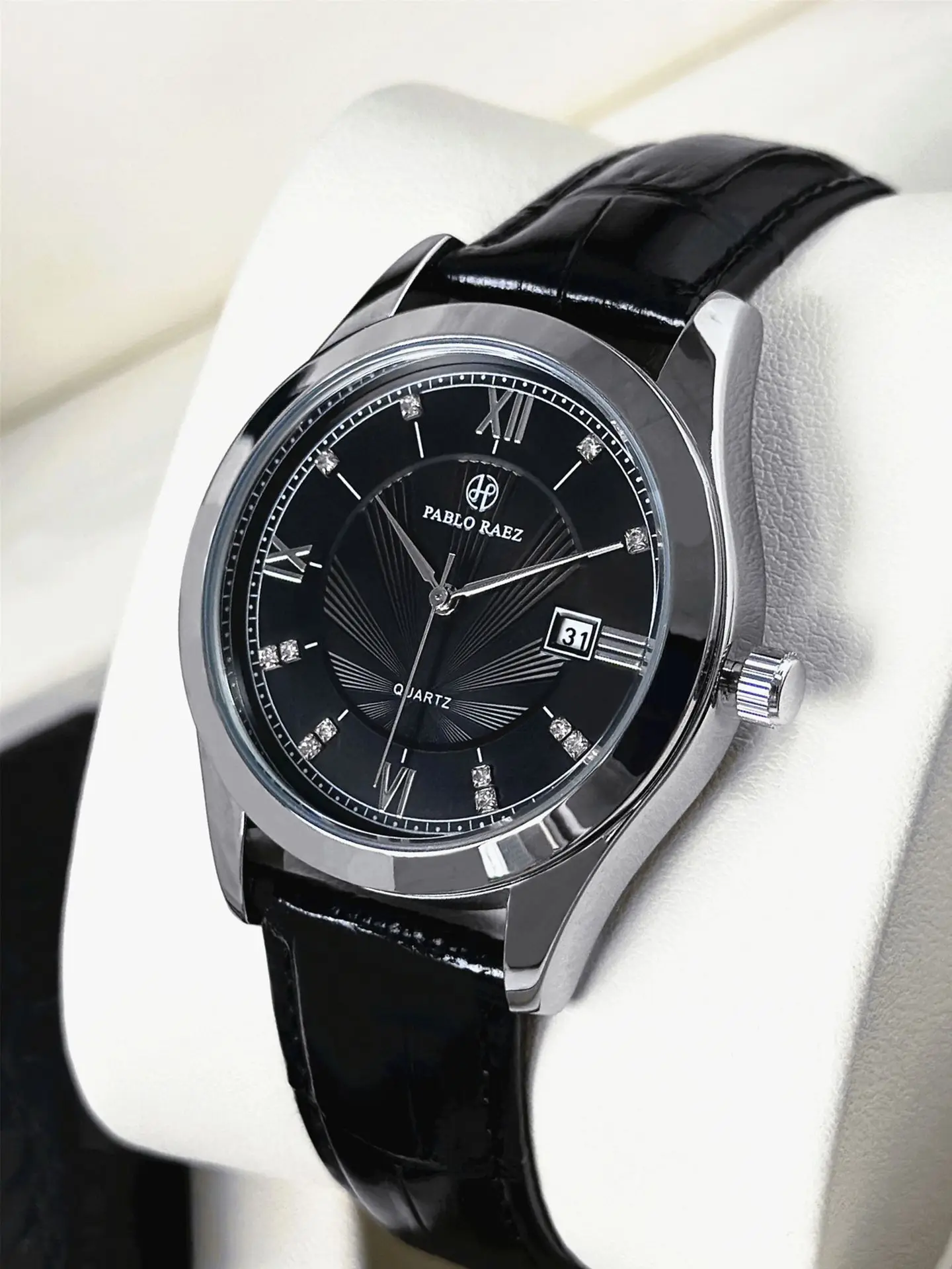 Pablo Raez Brown Men's Watch with Rose Gold Strap — feature 20