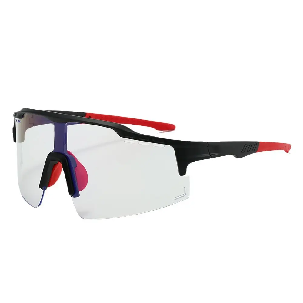 Men Women Night Running Sunglasses Photochromic Black Frame - Image 13