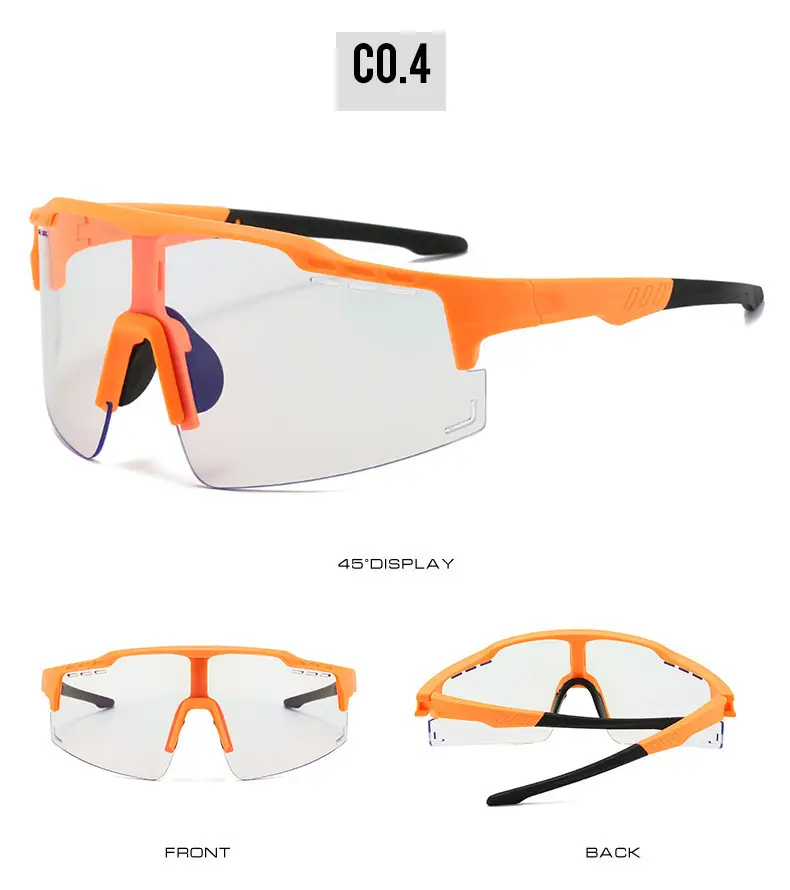 Men Women Night Running Sunglasses Photochromic Black Frame β feature 14
