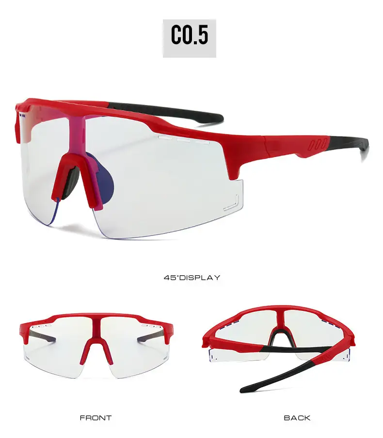 Men Women Night Running Sunglasses Photochromic Black Frame β feature 15