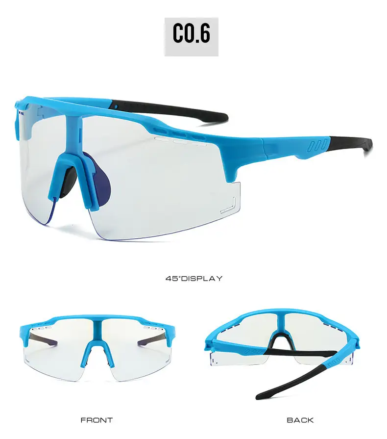 Men Women Night Running Sunglasses Photochromic Black Frame β feature 16
