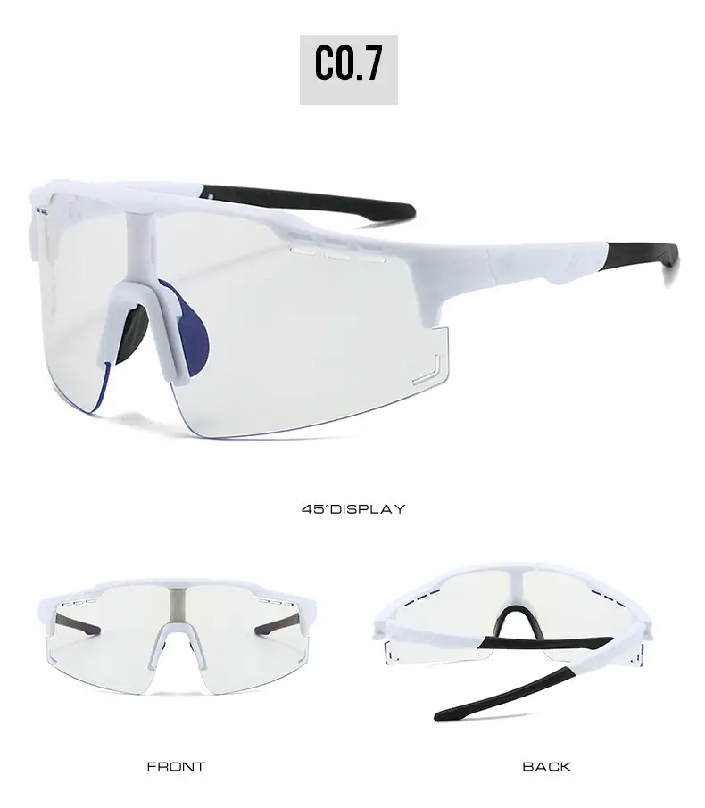Men Women Night Running Sunglasses Photochromic Black Frame β feature 17