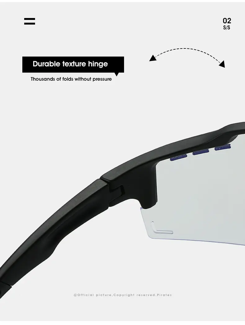 Men Women Night Running Sunglasses Photochromic Black Frame β feature 20