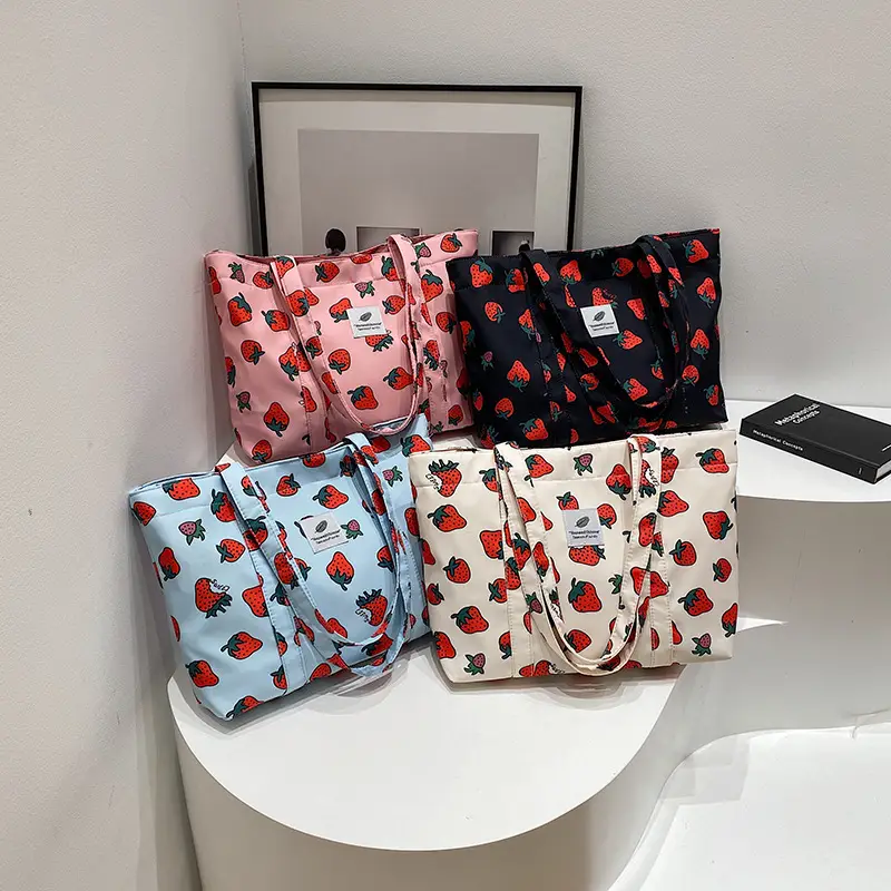 Women's Printed Nylon Shoulder Bags Large Capacity 2024 - Image 6