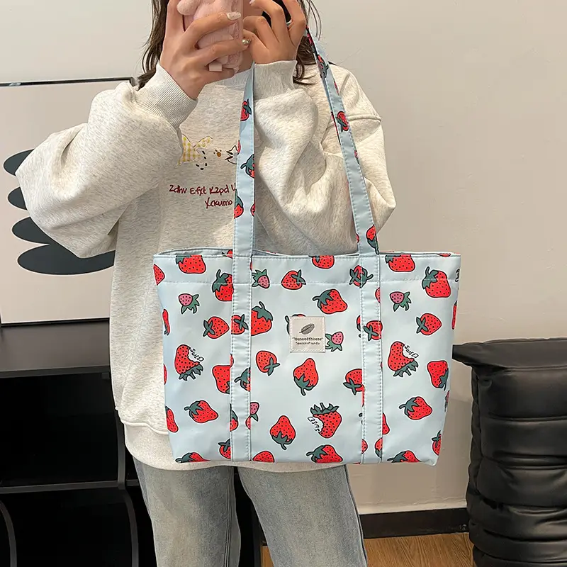 Women's Printed Nylon Shoulder Bags Large Capacity 2024 - Image 7