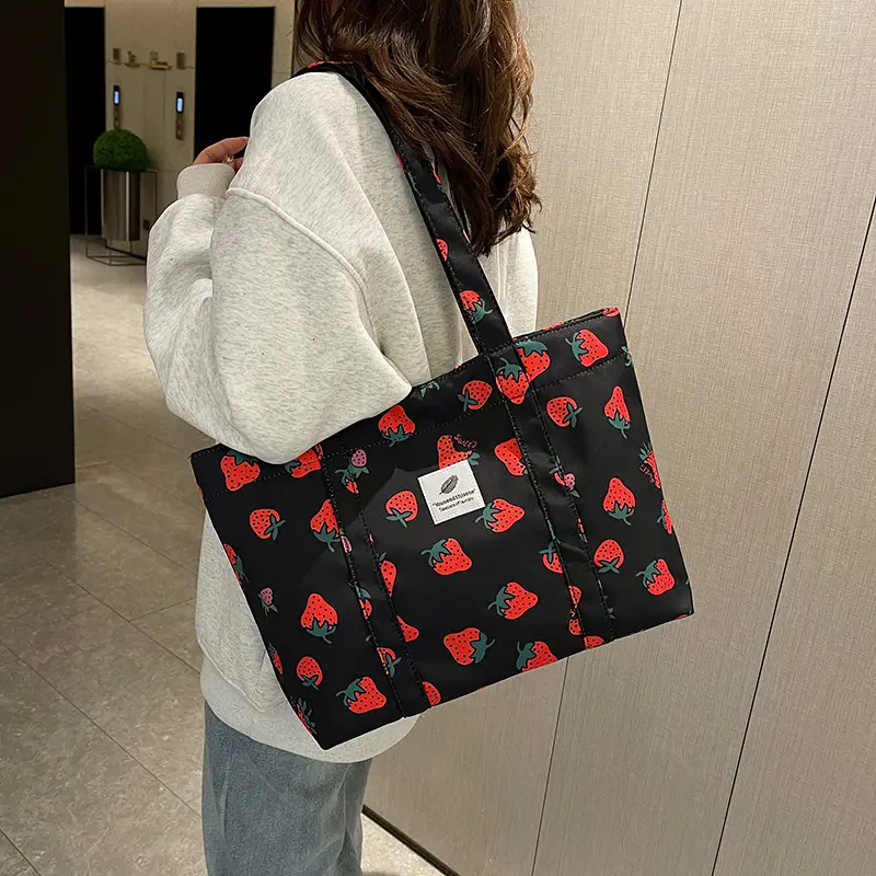 Women's Printed Nylon Shoulder Bags Large Capacity 2024 - Image 8