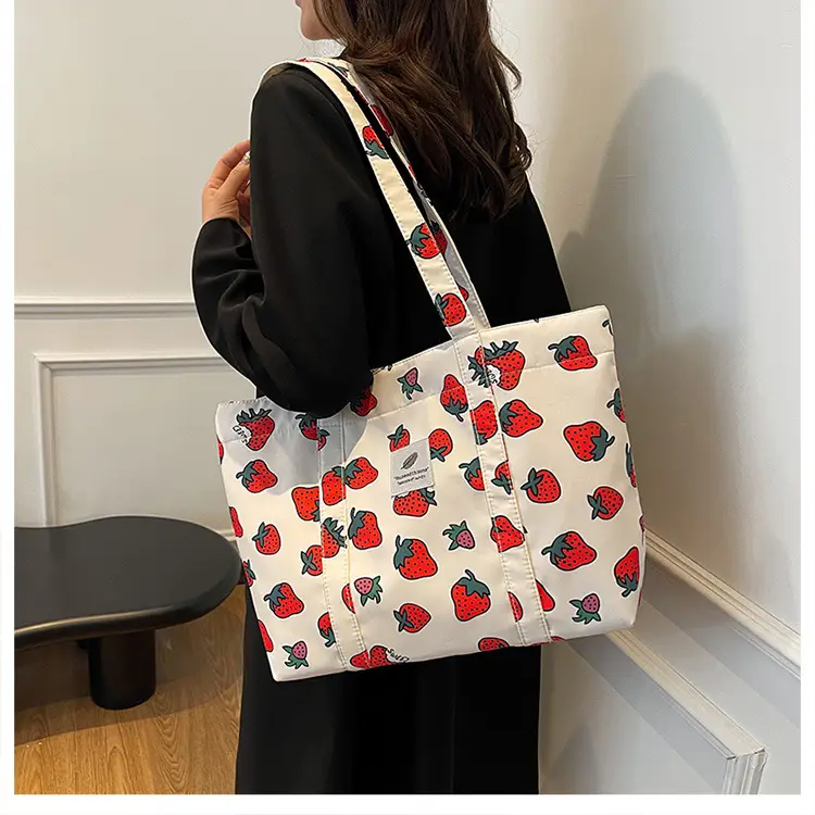 Women's Printed Nylon Shoulder Bags Large Capacity 2024 — feature 14