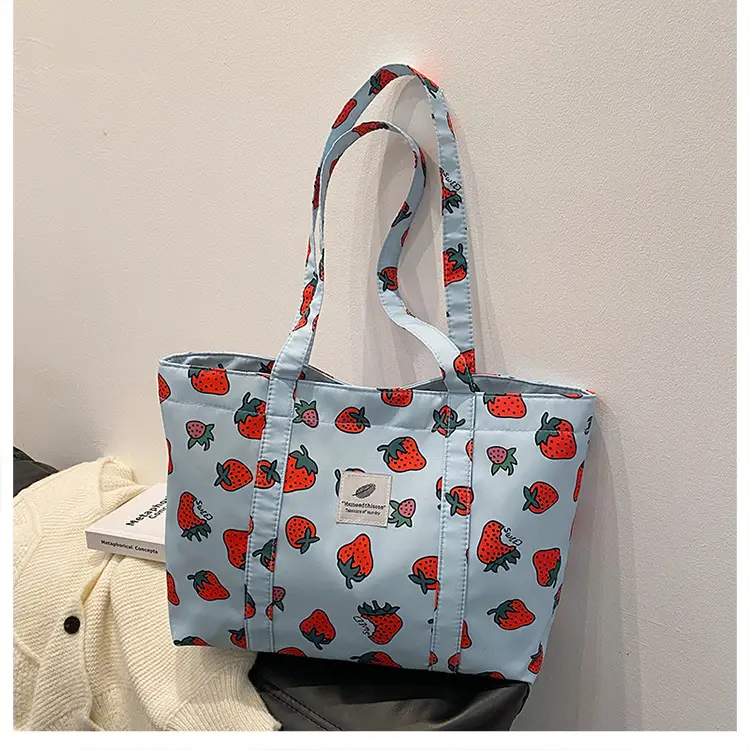 Women's Printed Nylon Shoulder Bags Large Capacity 2024 — feature 26