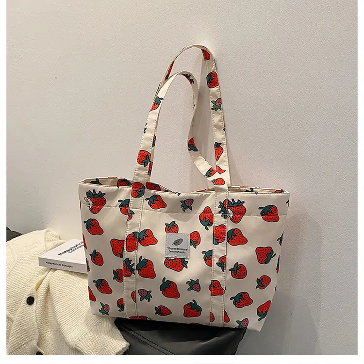Women's Printed Nylon Shoulder Bags Large Capacity 2024 — feature 27