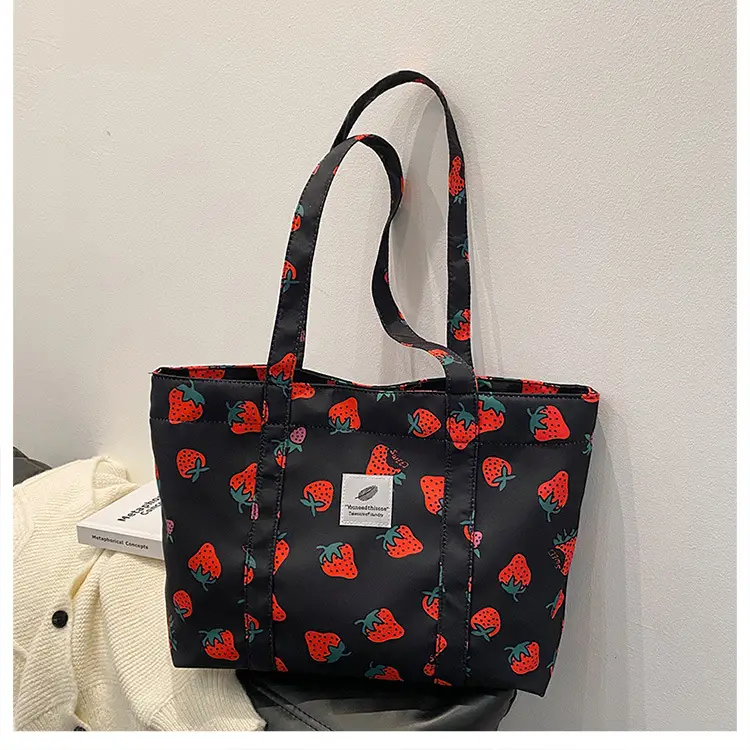 Women's Printed Nylon Shoulder Bags Large Capacity 2024 — feature 28